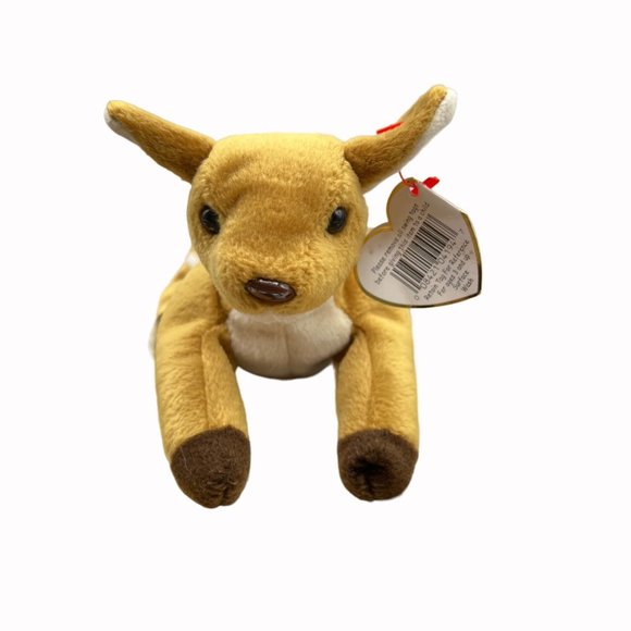 TY Beanie Babies Whisper the Deer Vintage 1997-98 Plush Stuffed Animal Toy Stuff - Picture 2 of 12